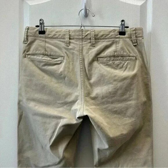 GAP Mens Pants Modern Slim Fit Chinos GapFlex Khaki Tan Size 32x32 - Picture 9 of 14